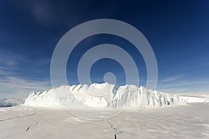 Large iceberg in the Antarctic