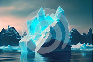 Large iceberg