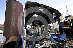 Large industrial equipment for  reuse at re-cycling center