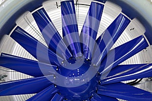 large industrial ventilation extractor fan closeup