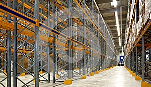 Large industrial warehouse