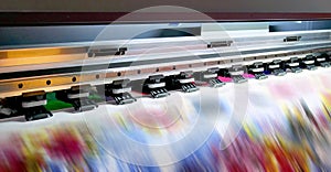 Large inkjet printing machine photo