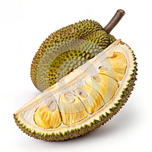 Jackfruit isolated on white background