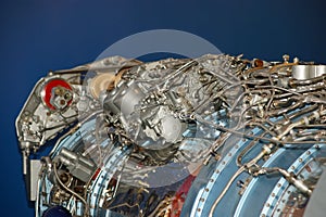 Large jet engine detail