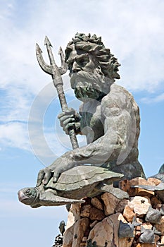 Large King Neptune Statue in VA