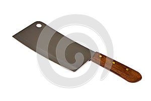 A large knife isolated on white