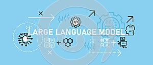Large language model LLM conceptual big data processing learning smart modern technology programming algorithm