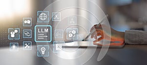 Large Language Model LLM Technology and Artificial Intelligence Applications on a Digital Interface