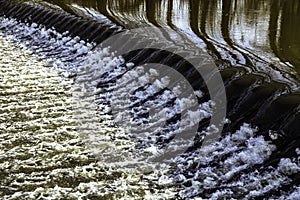 Rurdorf Wehr in Germany, its for watermanagement in nature.