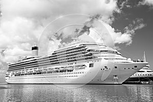 Big cruise ship Disney Wonder