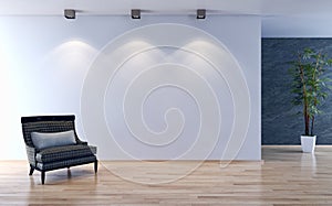 Large luxury modern bright interiors apartment Living room illus photo