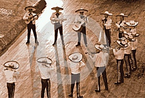 Large mariachi, mexico