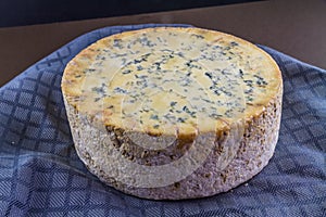 Large, massive truckle of stilton cheese