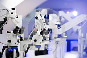 Large Medical Microscopes, in the laboratory