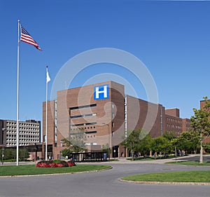 Large modern hospital style building