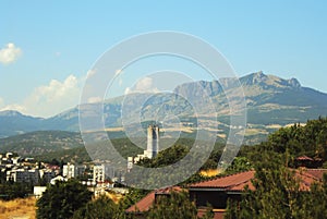 Large mountain in Alushta, Crimea