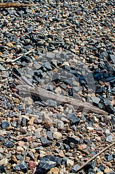 Large multi colored rock gravel photo