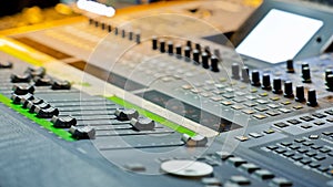 Large Music Mixer desk