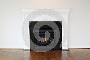 Large Natural Gas Fireplace photo