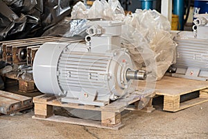 Large new high-power electric motor in stock