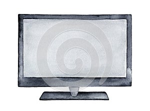 Large new TV or computer monitor illustration.