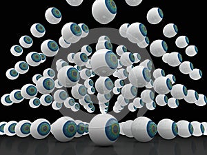 Large number of eyeballs