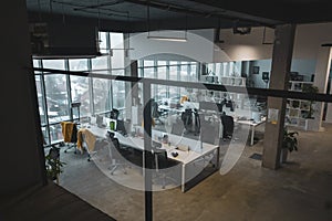 Large office space, photo above