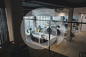 Large office space, photo above