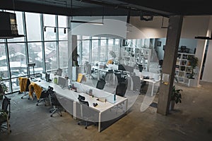 Large office space, photo above