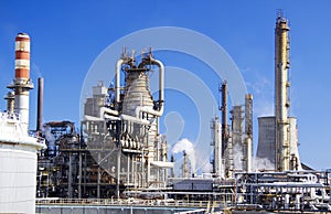 Large oil refinery in Italy