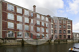 Large old industrial building on Avon, Bath