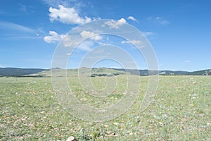 Large expanse of Wyoming prairie photo