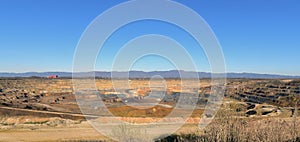 Large open-cast mine of iron ore