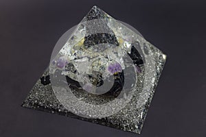 A Large Orgone Generator Pyramid. Orgonite