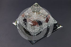 A Large Orgone Generator Pyramid. Orgonite