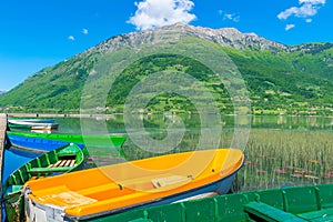 A large pacifying mountain lake