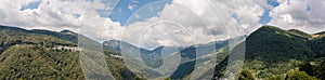 Large panorama of Val Veddasca, Italy