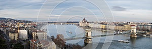 Large Panoramic overview of Budapest