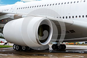 Large passenger jet