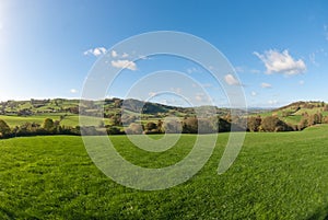 Large pastureland in Wales photo