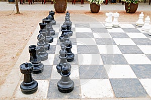 Large patio chess set