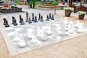 Large patio chess set