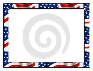 Large Patriotic Frame Border