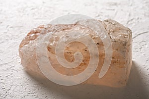 Large piece of Himalayan salt .