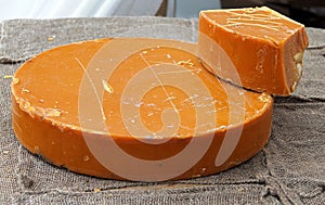 Large pieces of beeswax