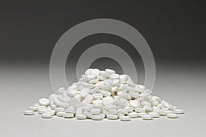 Large pile of prescription pills, horizontal