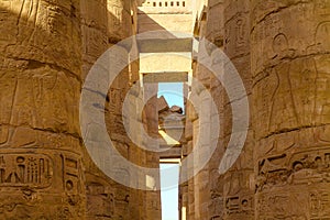 Large pillars of Karnak