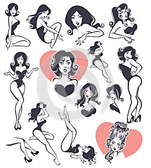 Large pinup collection