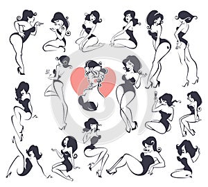Large pinup collection photo