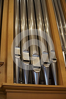 Large pipe organ